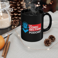 Load image into Gallery viewer, The Comic Section Black 11oz Mug
