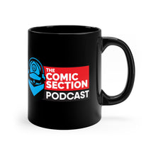 Load image into Gallery viewer, The Comic Section Black 11oz Mug
